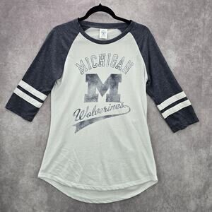 Rivalry Threads Blue‎ White Baseball Michigan Wolverines Top Medium